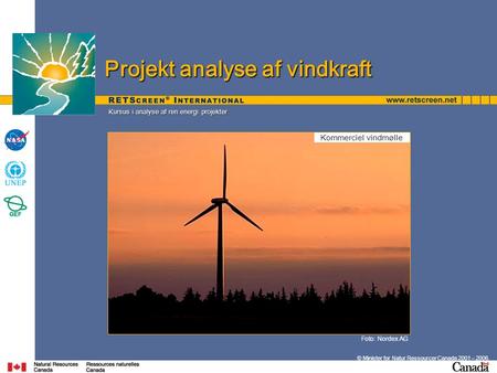Projekt analyse af vindkraft