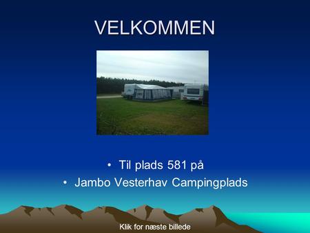 Jambo Vesterhav Campingplads