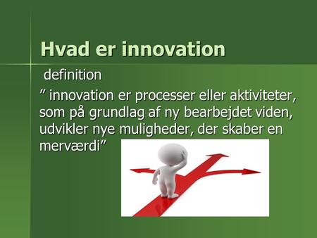 Hvad er innovation definition