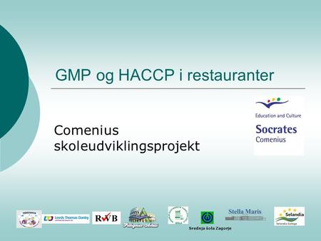 GMP og HACCP i restauranter