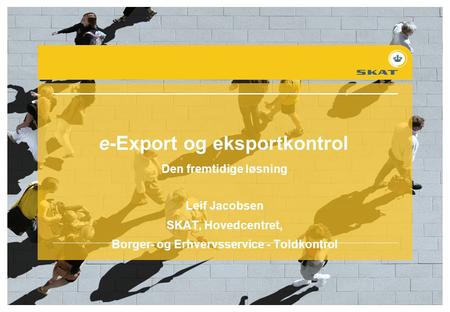e-Export og eksportkontrol