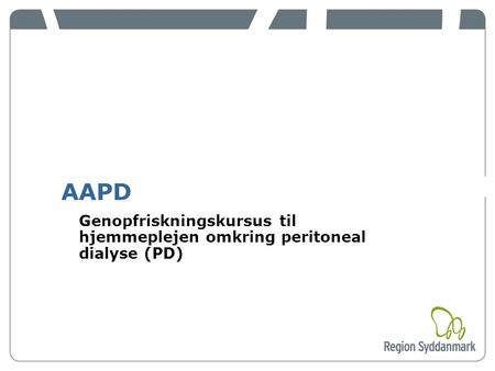 Genopfriskningskursus til hjemmeplejen omkring peritoneal dialyse (PD)