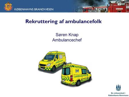 Rekruttering af ambulancefolk