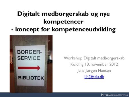 Workshop Digitalt medborgerskab