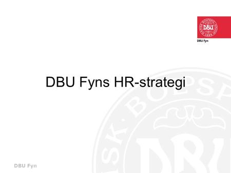 DBU Fyns HR-strategi.