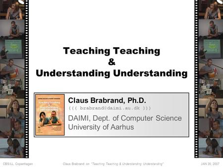 Teaching Teaching & Understanding Understanding