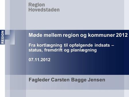 Fagleder Carsten Bagge Jensen