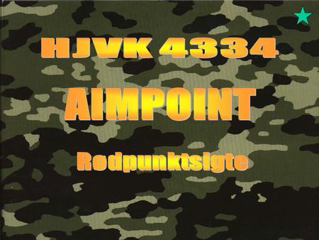 HJVK 4334 AIMPOINT Rødpunktsigte.