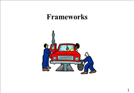 1 Frameworks. 2 Plan Frameworks • Kollektioner • Input/output Nyt designmønster: Decorator.