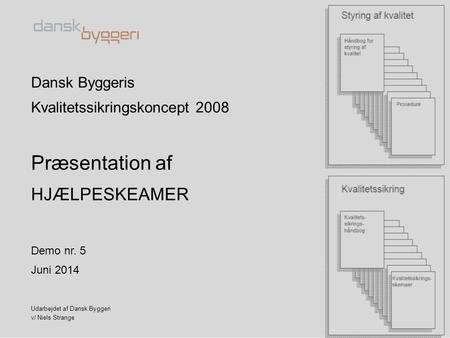 Præsentation af HJÆLPESKEAMER Dansk Byggeris