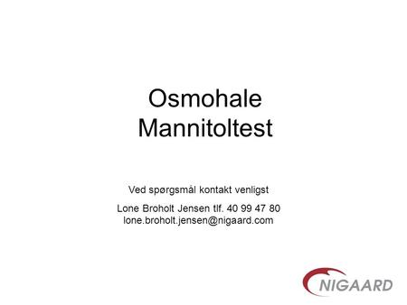 Osmohale Mannitoltest