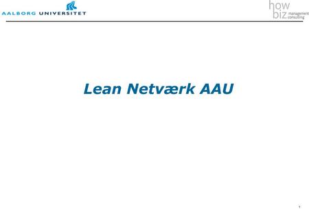 Lean Netværk AAU.