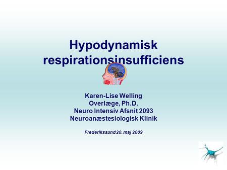 Hypodynamisk respirationsinsufficiens