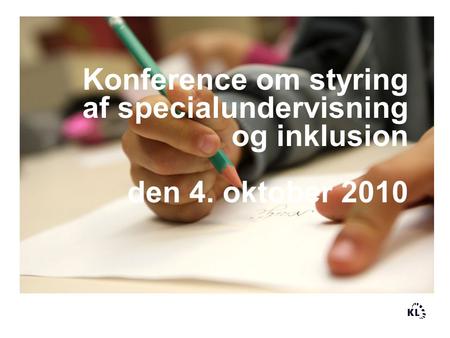 Konference om styring af specialundervisning og inklusion den 4