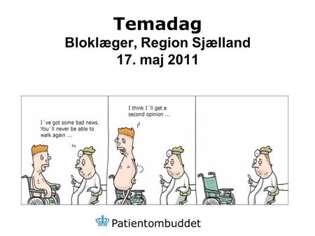 Temadag Bloklæger, Region Sjælland 17. maj 2011
