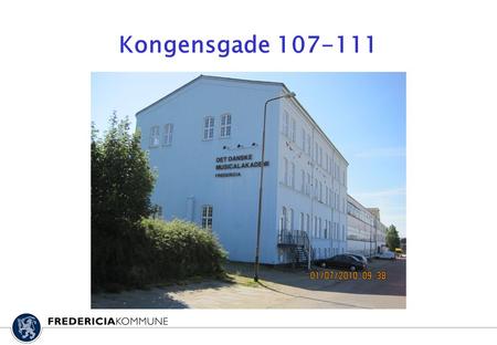 19. november 2014 Kongensgade 107-111. 19. november 2014 Ejendommens kortlægning.