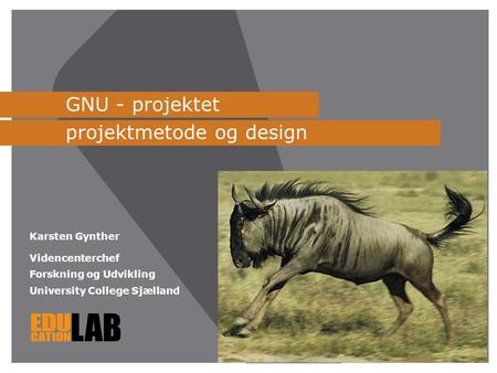 GNU - projektet projektmetode og design