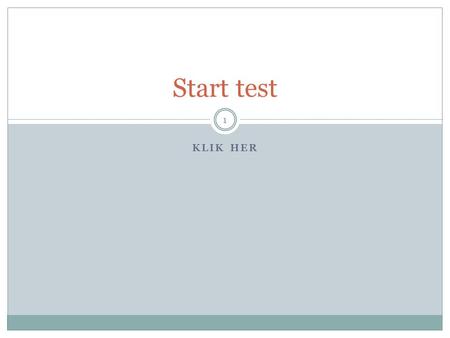 Start test 1 KLIK HER. Hvilken tast skal du bruge for at redigere en celle direkte? 2 F1 F2 F5 F7.