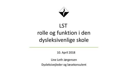 Line Leth Jørgensen Dysleksivejleder og læsekonsulent