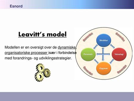 Leavitt’s model Modellen er en oversigt over de dynamiske,