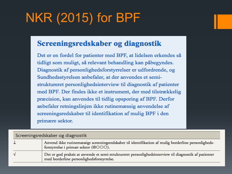 NKR (2015) for BPF