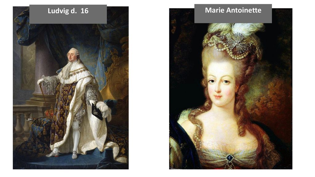 Ludvig d. 16 Marie Antoinette