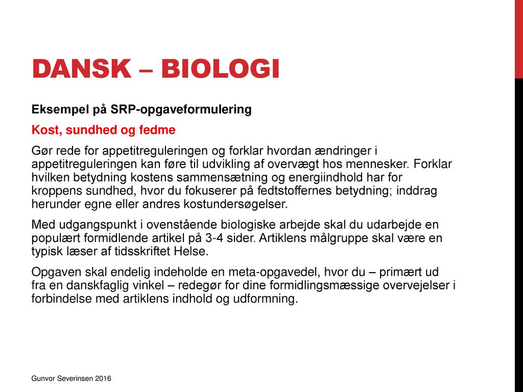 Dansk – biologi