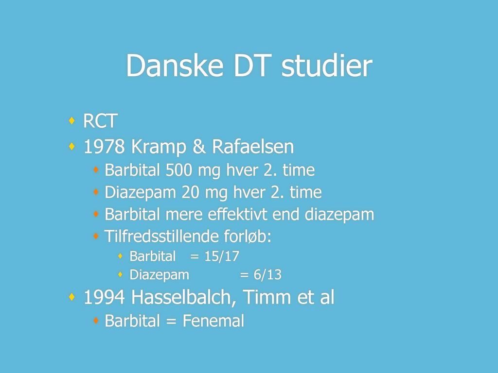 Danske DT studier RCT 1978 Kramp & Rafaelsen