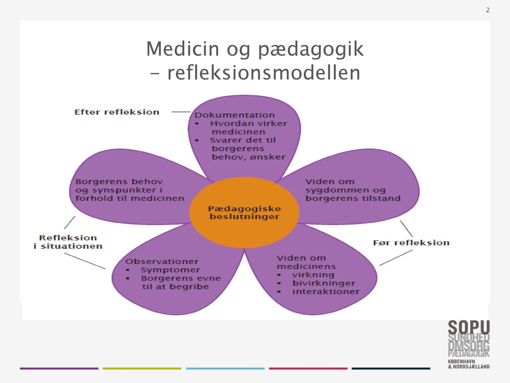 Medicin og pædagogik - refleksionsmodellen