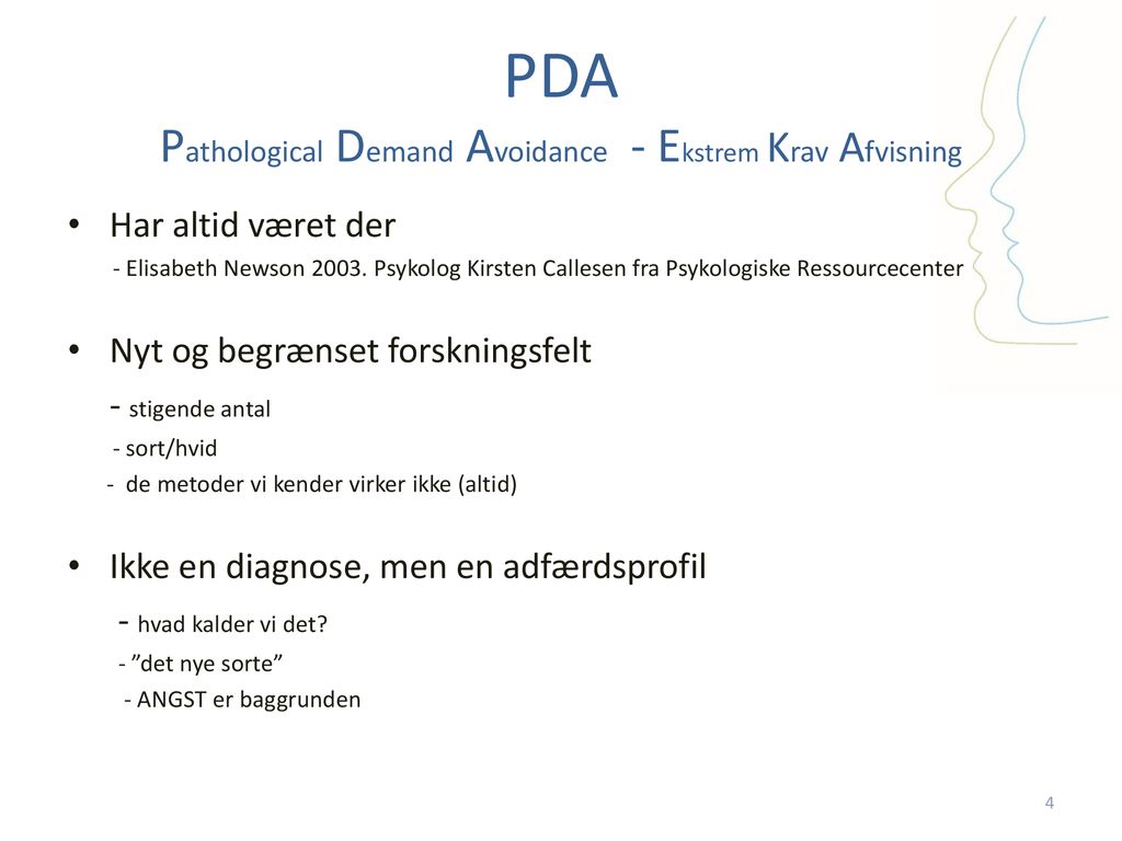 PDA Pathological Demand Avoidance - Ekstrem Krav Afvisning