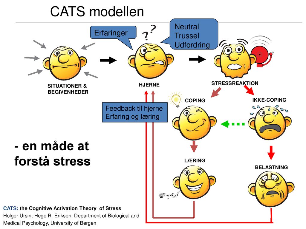 CATS modellen - en måde at forstå stress Neutral Trussel Erfaringer