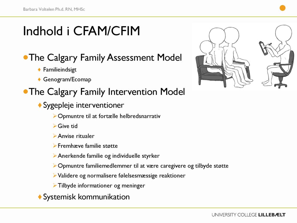 Indhold i CFAM/CFIM The Calgary Family Assessment Model