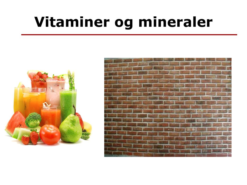 Vitaminer og mineraler