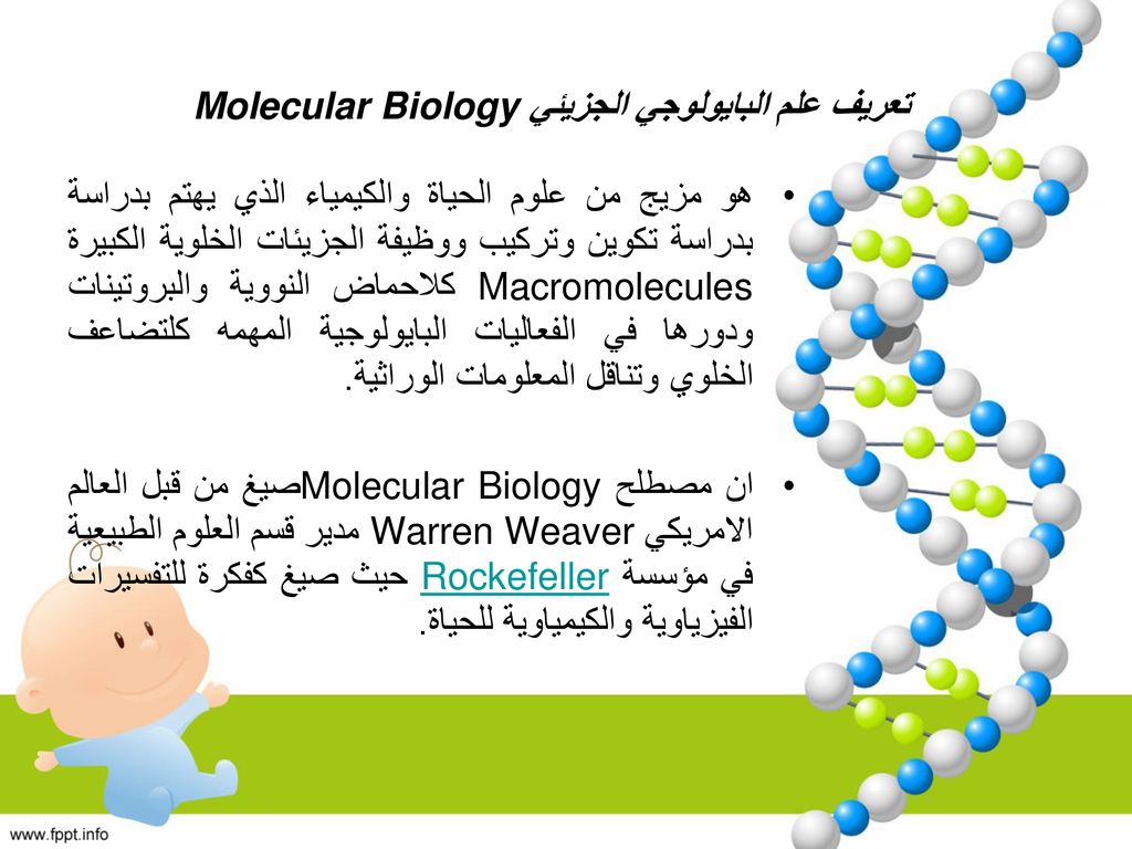 تعريف علم البايولوجي الجزيئي Molecular Biology