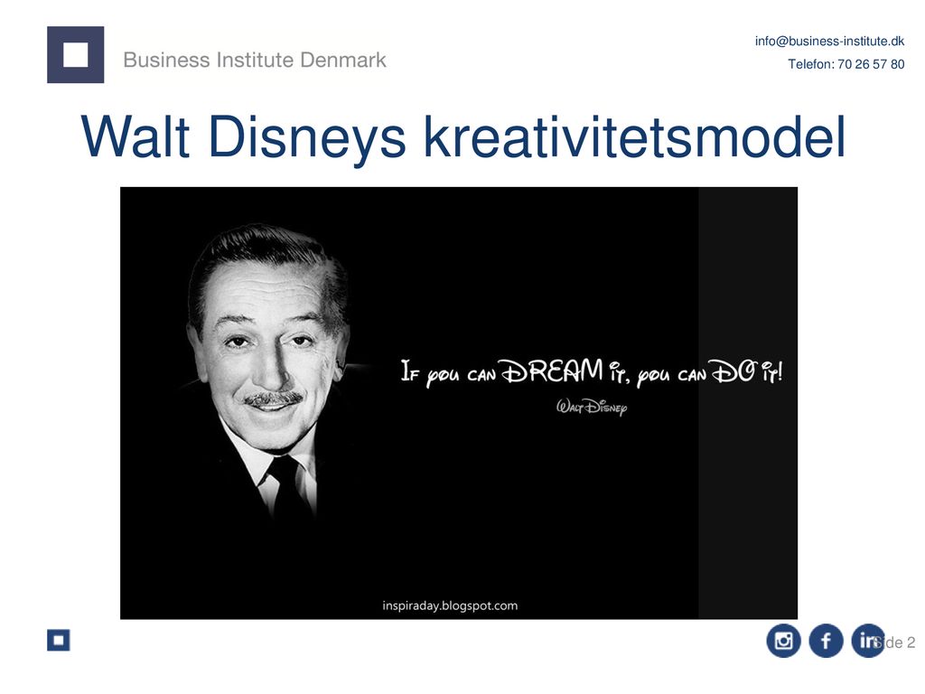 Walt Disneys kreativitetsmodel