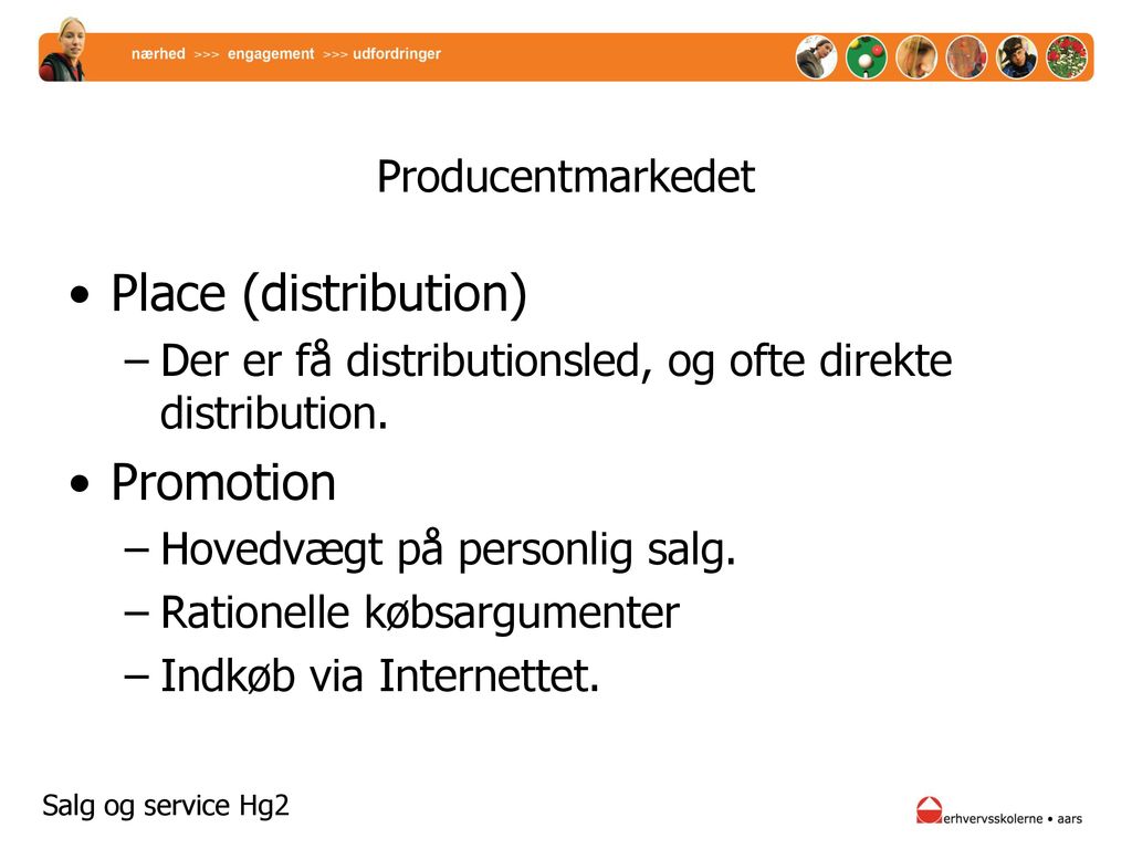 Place (distribution) Promotion Producentmarkedet