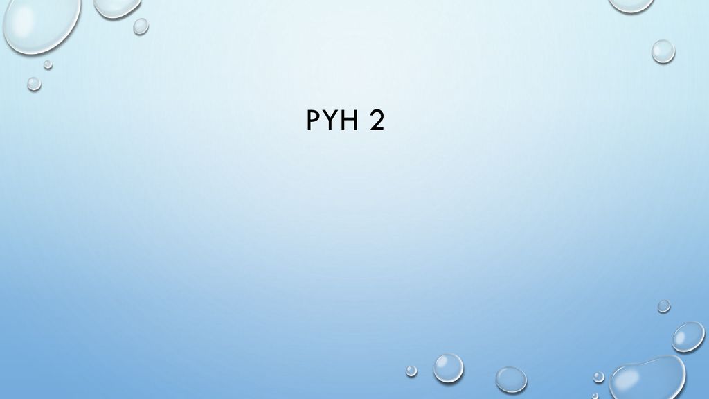 PYH 2