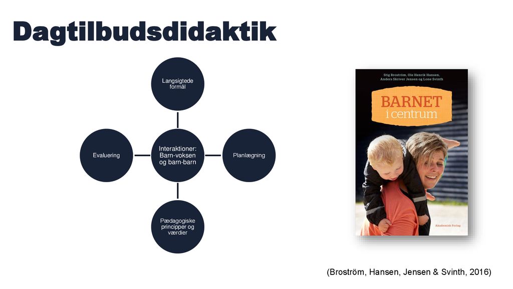 Dagtilbudsdidaktik (Broström, Hansen, Jensen & Svinth, 2016)