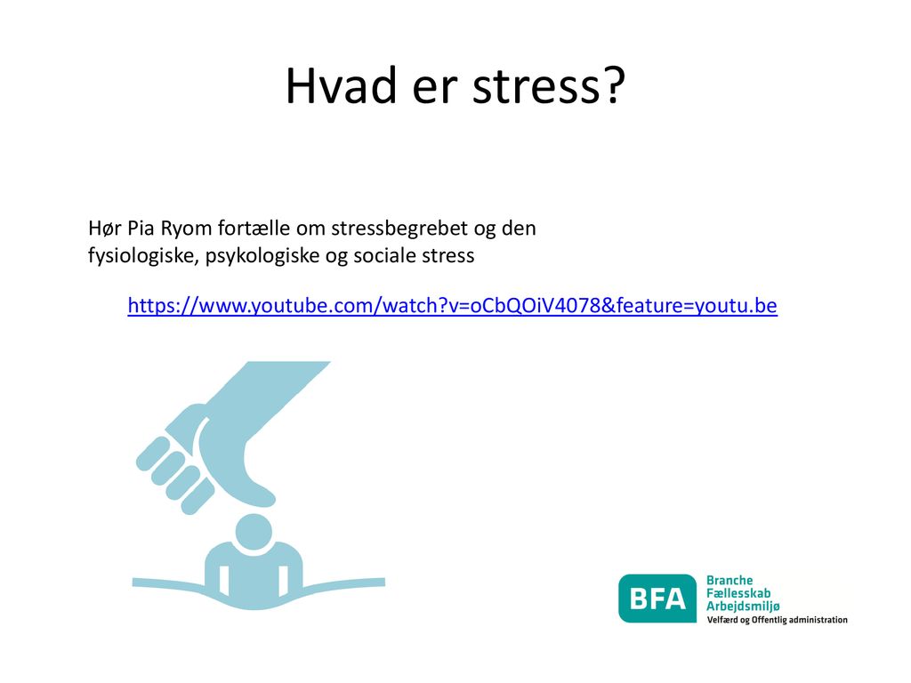 Hvad er stress Hør Pia Ryom fortælle om stressbegrebet og den fysiologiske, psykologiske og sociale stress.