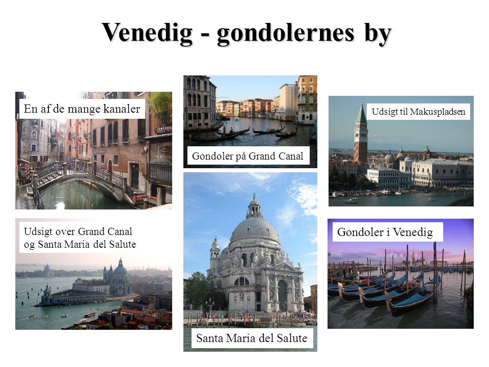 Venedig - gondolernes by