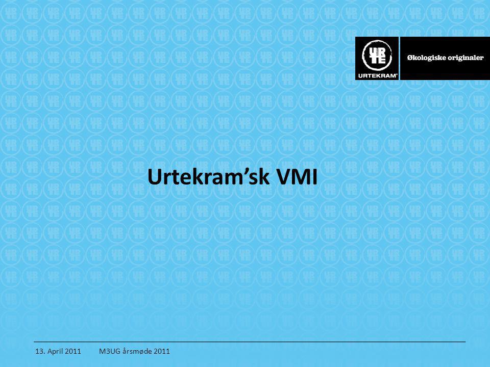 Urtekram’sk VMI 13. April 2011 M3UG årsmøde 2011
