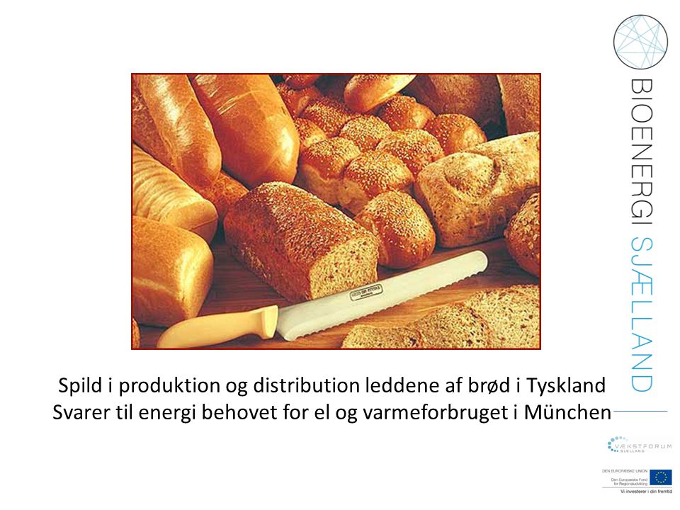 Spild i produktion og distribution leddene af brød i Tyskland