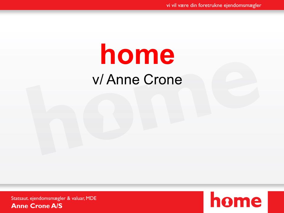 home v/ Anne Crone