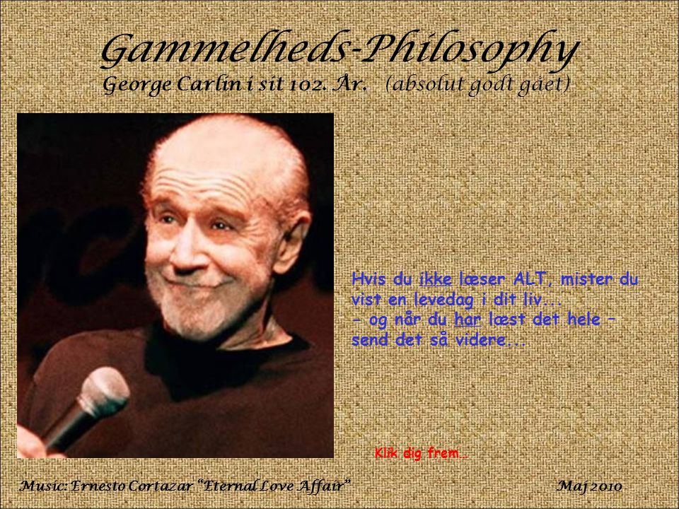 Gammelheds-Philosophy