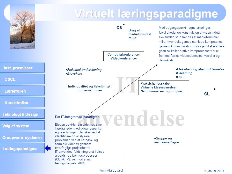 Virtuelt læringsparadigme