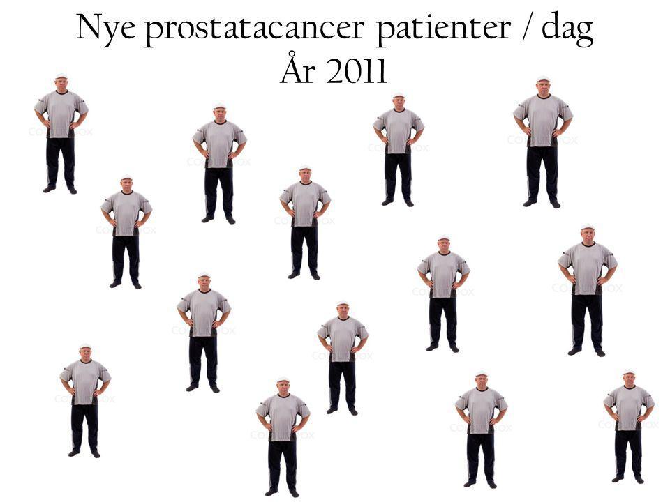 Nye prostatacancer patienter / dag