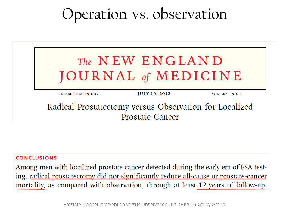 Operation vs. observation