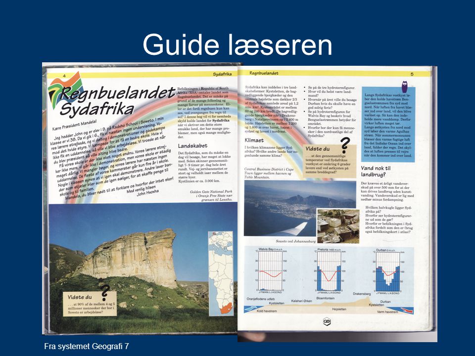 Guide læseren Fra systemet Geografi 7
