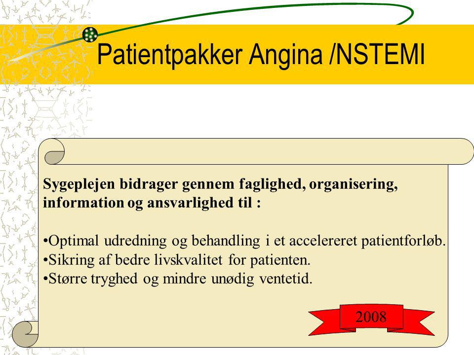 Patientpakker Angina /NSTEMI