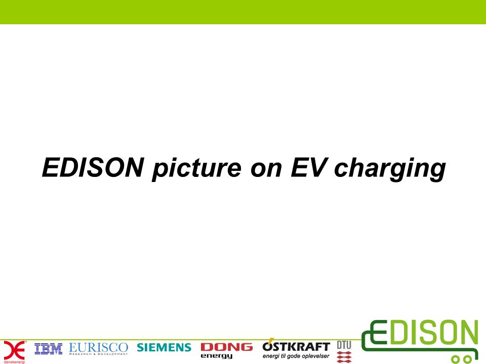 EDISON picture on EV charging